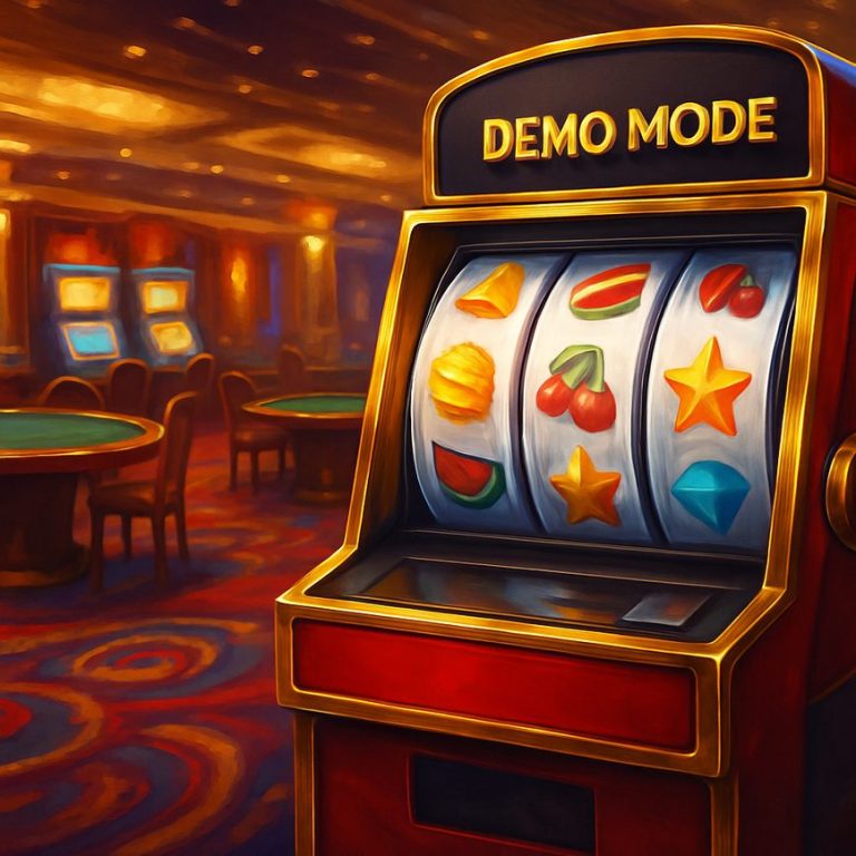 Modo demonstração em jogos de cassino